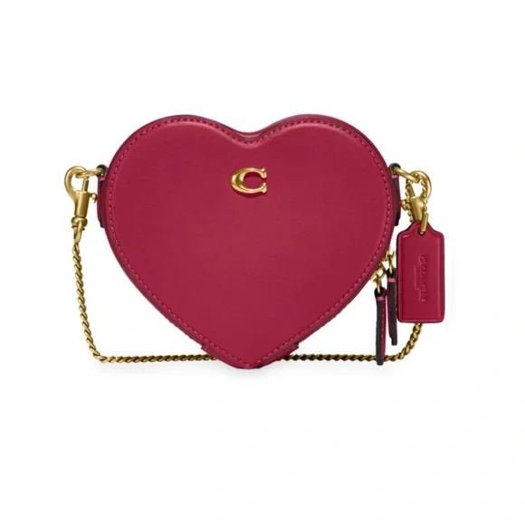 Coach Heart Shaped Crossbody Bag - Picture 1 of 4